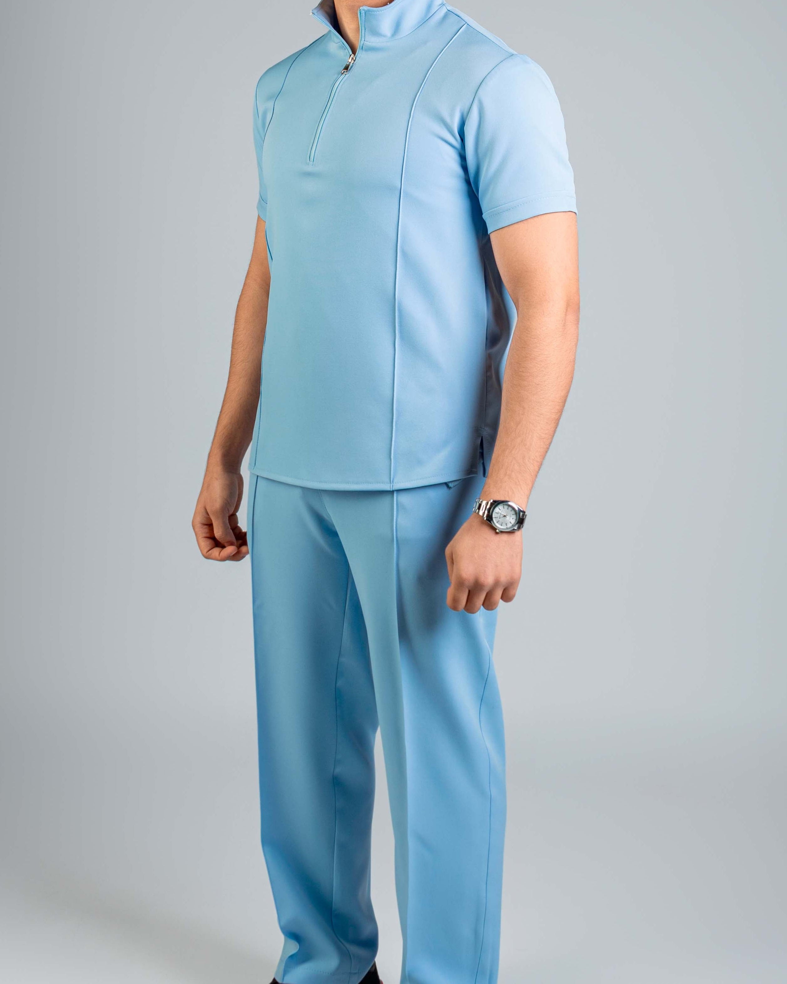 light blue Men's Scrub