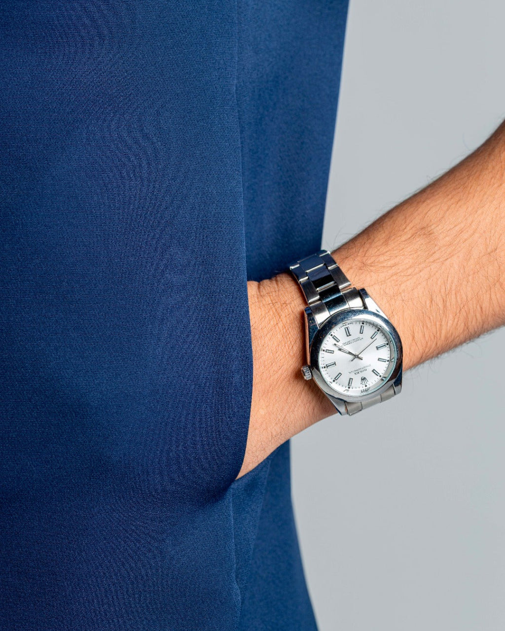 Dark Blue Men's Scrub