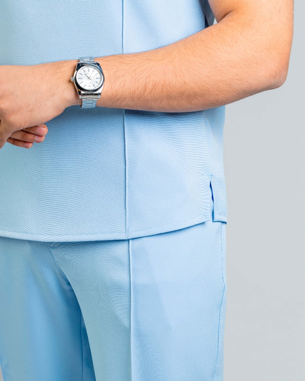 light blue Men's Scrub