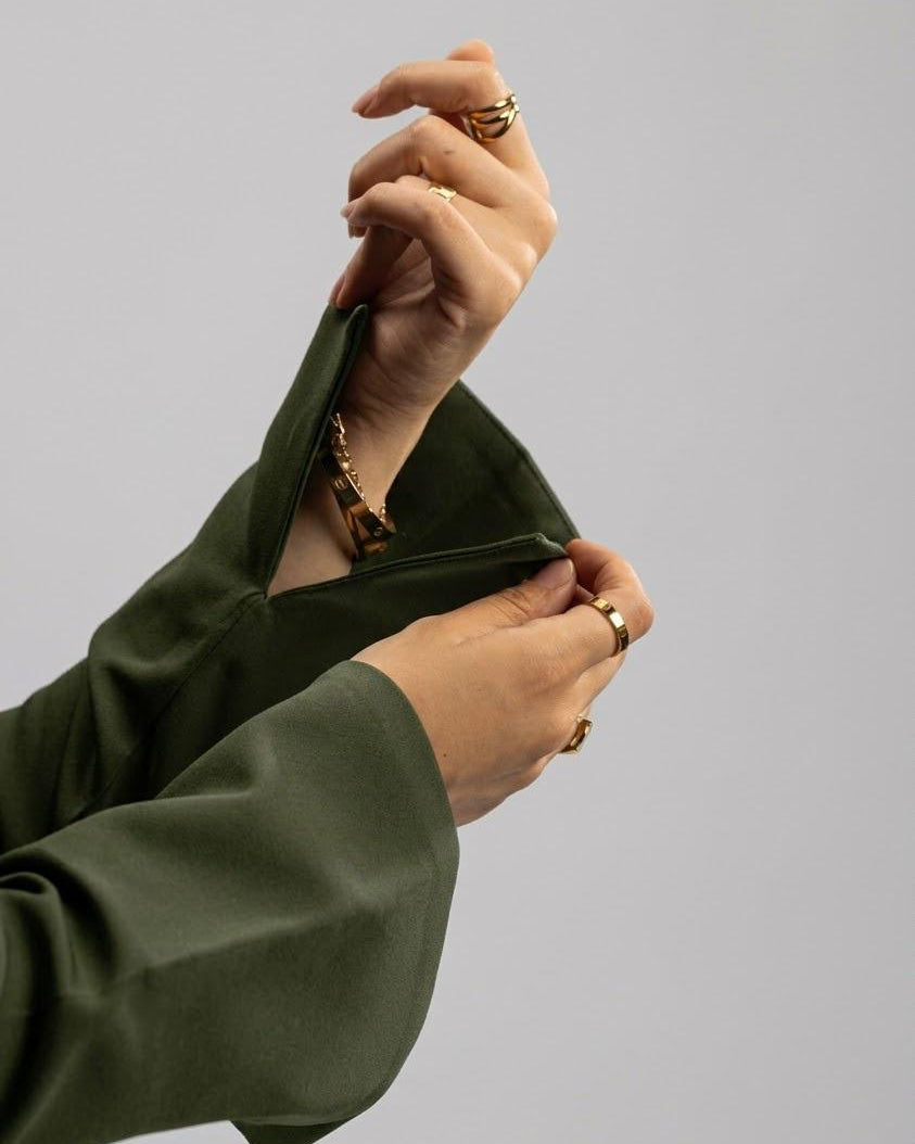 Olive green medical suit