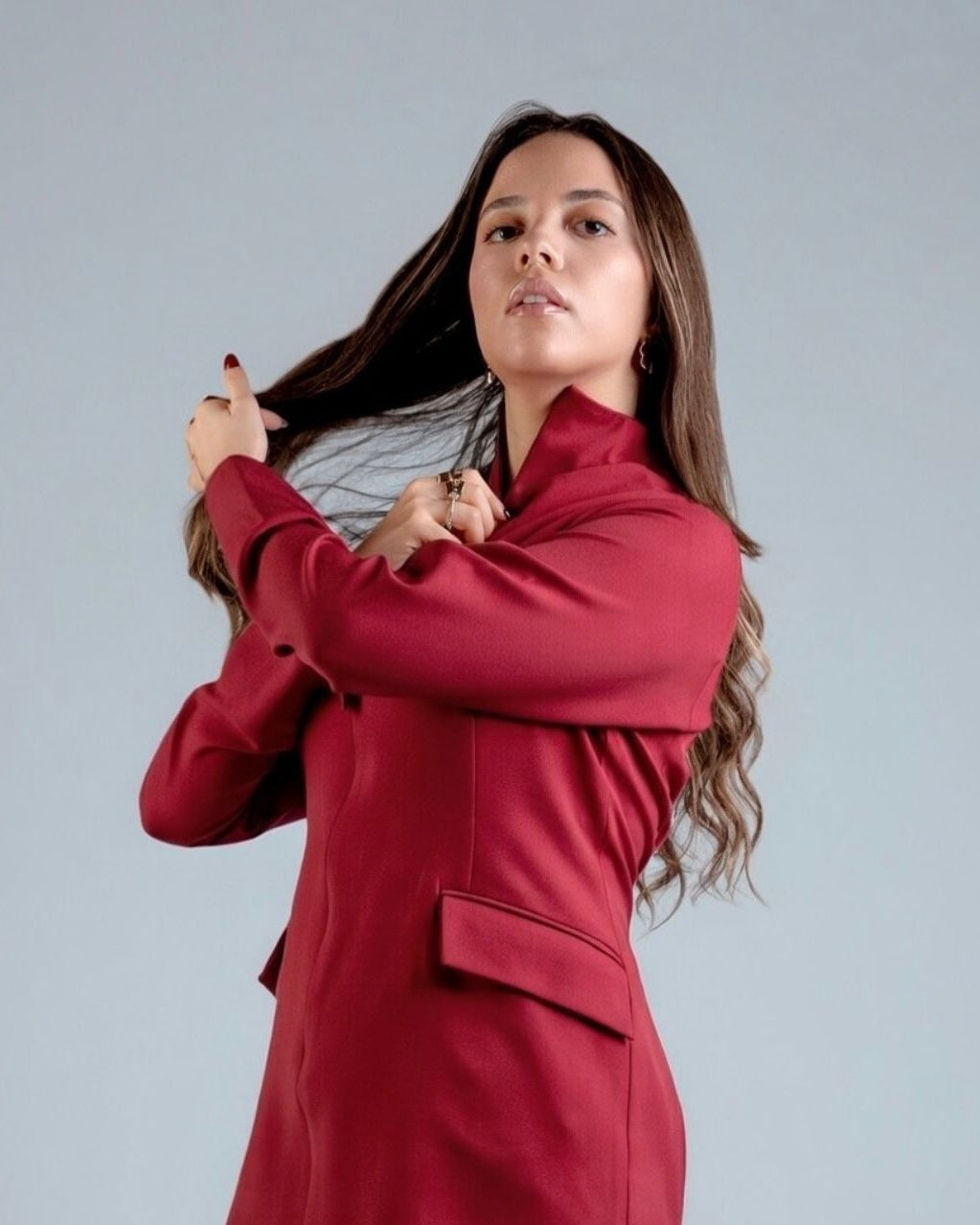 Cherry Red Medical Suit